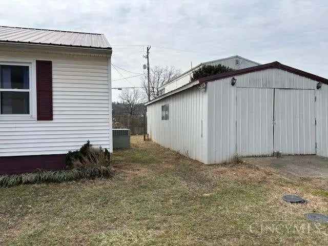 Buy Ranch Home in Maysville 2 Bedrooms with Detached Garage