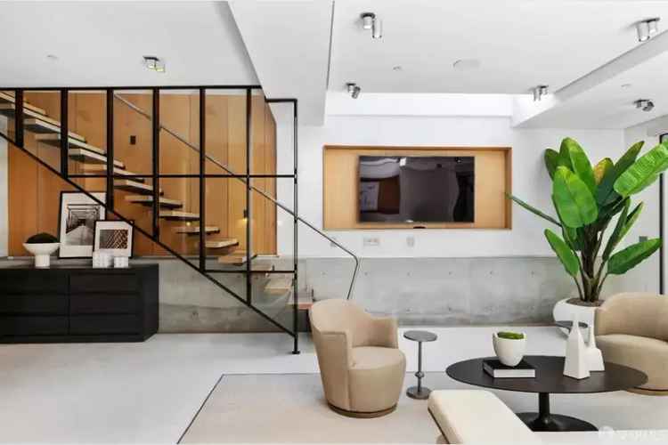 Contemporary buy house in Mission District with modern design and terraces