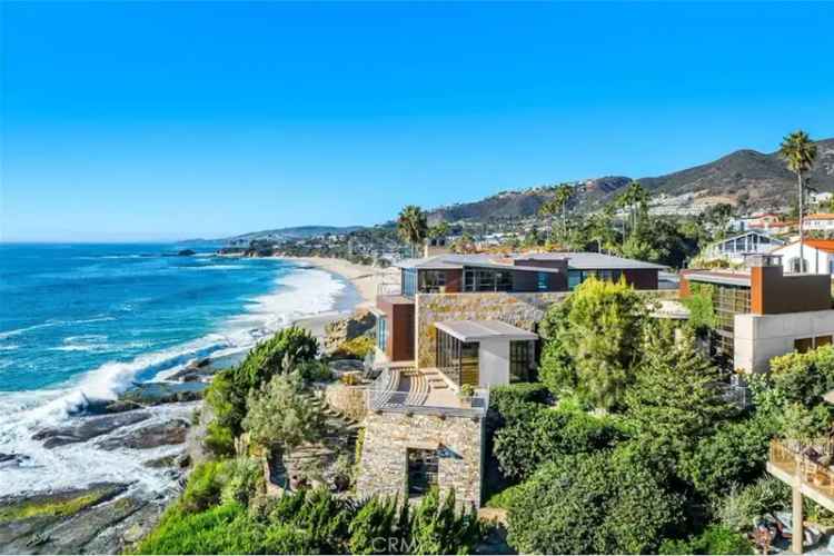 Buy Oceanfront Estate with Private Beach Access in Laguna Beach