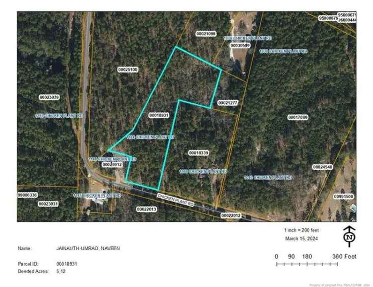 Buy Land in Moore County NC 5 Acres No HOA Borders Pinehurst