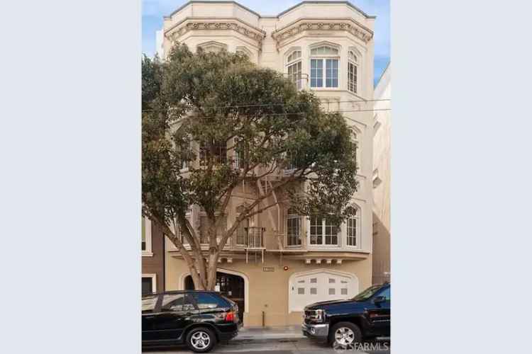 For Sale Boutique Apartment Building in Desirable Russian Hill