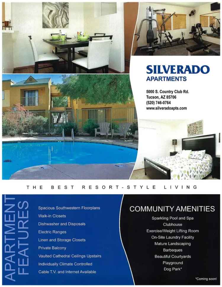 Rent Apartments in Tucson with Modern Amenities and Pool