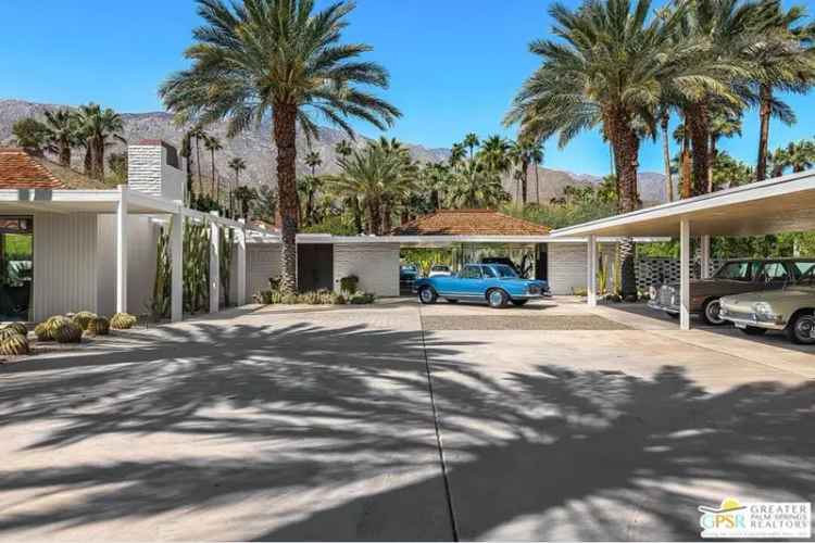 Buy Mid Century Modern Estate in Palm Springs with Luxury Features