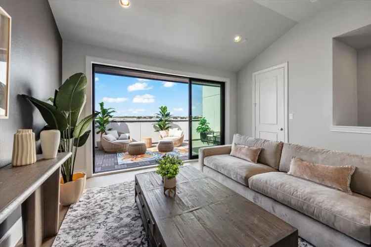 Buy Townhome in Addison with Rooftop Deck and Open Concept Design