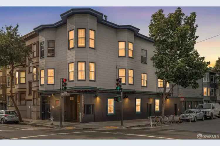 Buy Mixed-Use Building in San Francisco with Updated Flats and Commercial Space