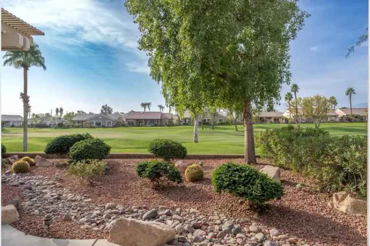 Buy House in Sun City Palm Desert with Golf Course Views and Spacious Patio