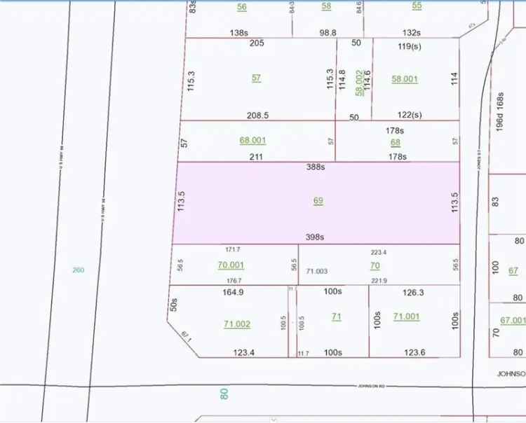 Buy commercial land in Daphne with road frontage and zoning B-2