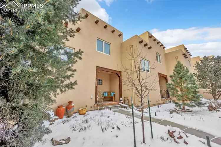 Buy townhouse in Colorado Springs with mountain views and outdoor space