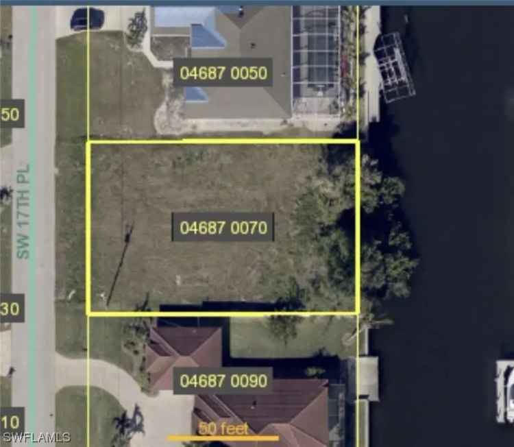 Land For Sale in 3533, Southwest 17th Place, Cape Coral, Florida