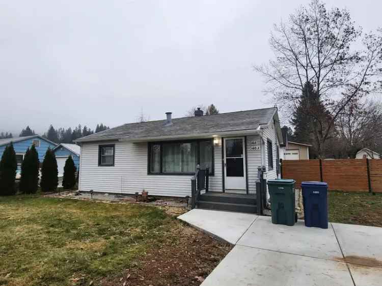 Rent Charming 2 Bedroom Home in North Idaho with Fenced Backyard