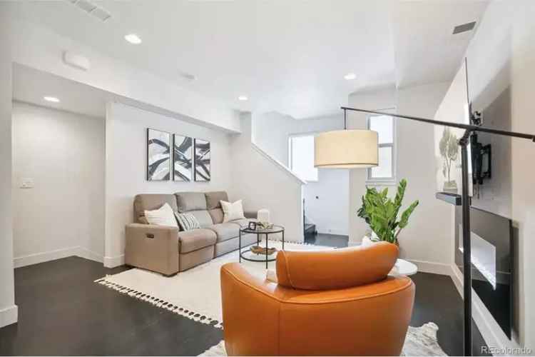 Stylish townhome for rent near Sloans Lake with rooftop patio and luxury finishes