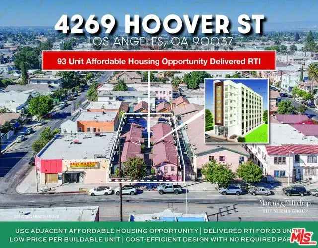 Land For Sale in 4269, South Hoover Street, Los Angeles, California