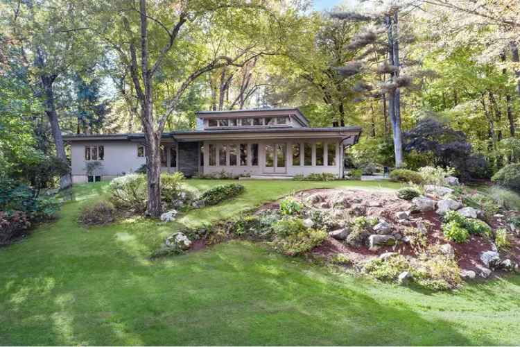 Buy 3 Bedroom Waterfront House in Ridgefield CT with Mid Century Architecture