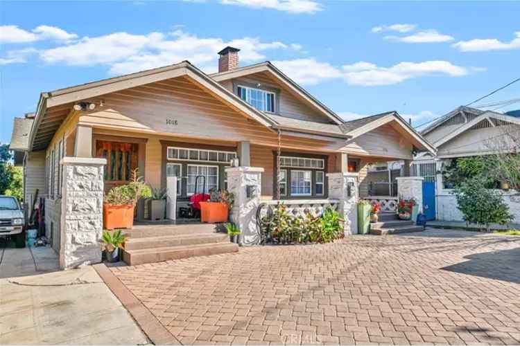 Duplex Craftsman home for sale in Echo Park with stunning views