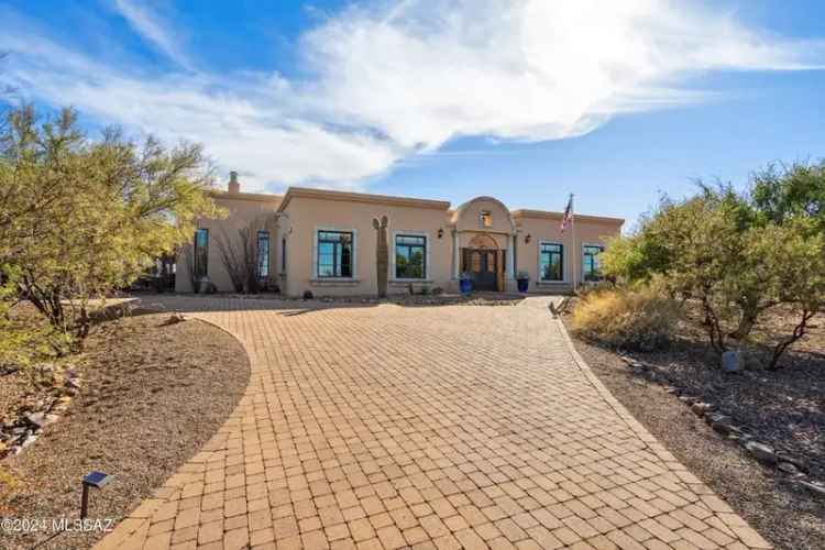 Hacienda Style Buy Home in Madera Foothills with Resort Pool and Mountain Views