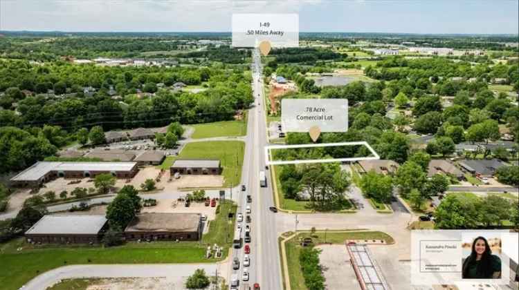 Land For Sale in 202, West Monroe Avenue, Lowell, Arkansas