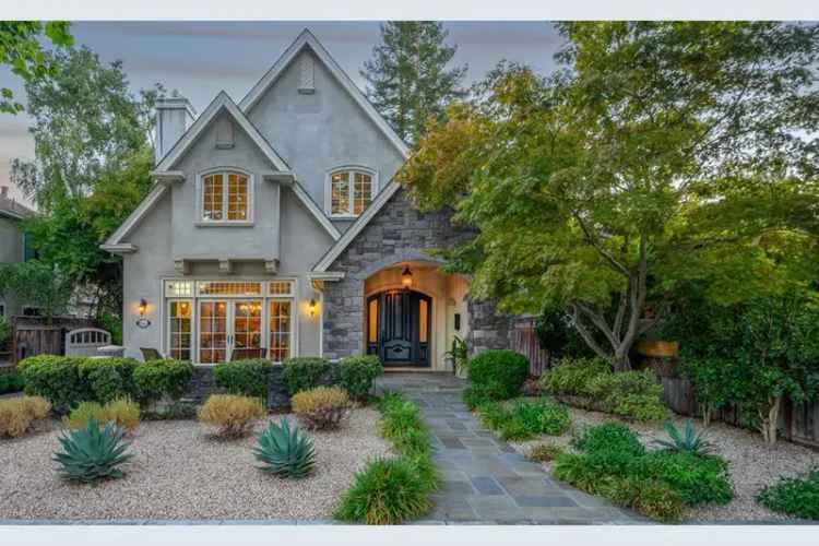 Buy English Manor in Old Palo Alto with Luxury Features