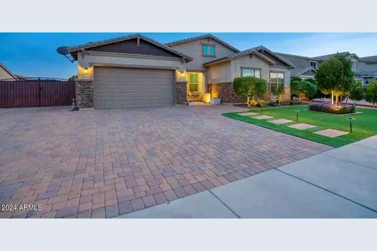 Buy single story home in The Meadows Community with RV access and pool