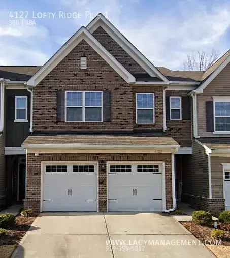 Townhome for Rent in Morrisville with 3 Bedrooms and Screened Porch