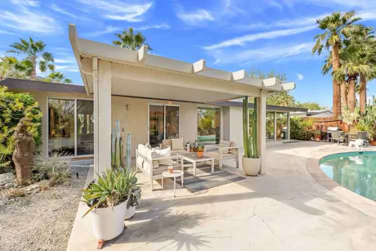 Rent Mid Century Modern Home in Rancho Mirage with Pool and Office Space