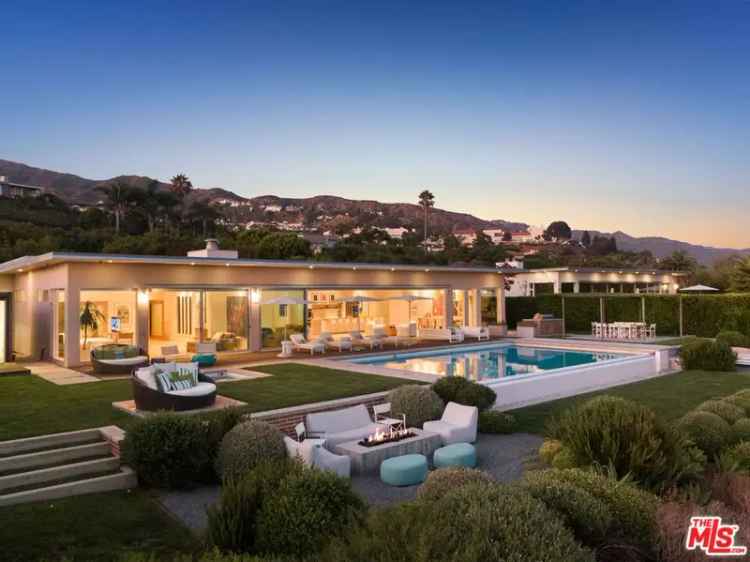 House For Sale in 24685, Pacific Coast Highway, Malibu, California