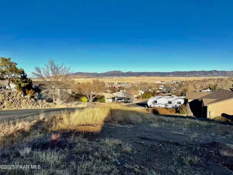 Buy Vacant Lot in Prescott Valley with Amazing Views and Utilities