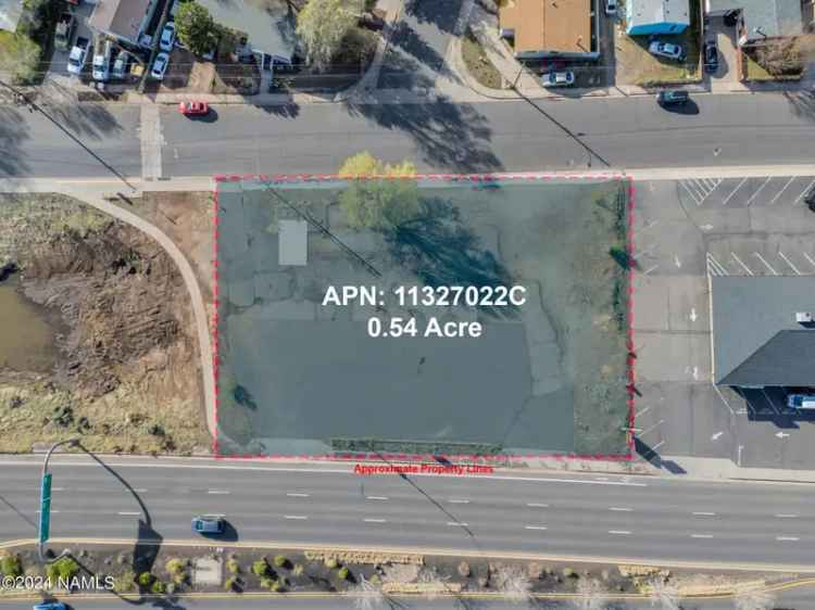 Commercial Land for Rent on Hwy 89 with Curb Cut Outs