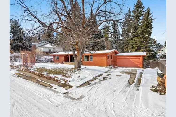 Rent Mid-Century Modern Custom Ranch in Lower Chautauqua with Views