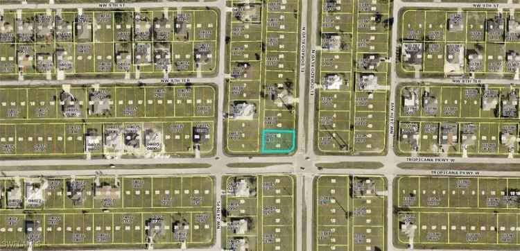 Land For Sale in 800, El Dorado Boulevard North, Cape Coral, Florida