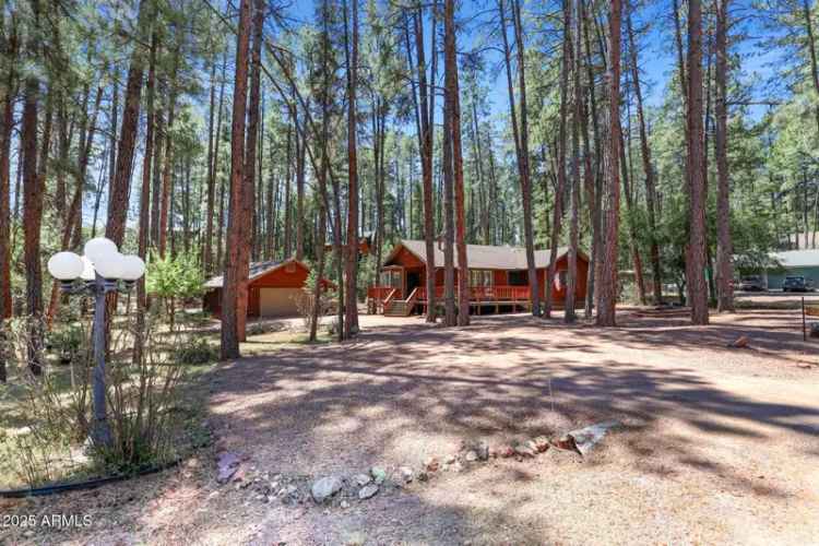 Buy Cabin in Ponderosa Pines with Modern Features and Spacious Lot