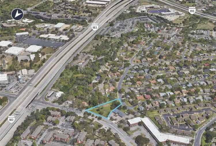 High Density Development Opportunity in Central Austin with Land Features