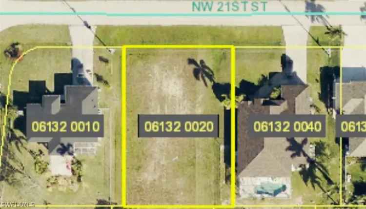 Land For Sale in 2724, Northwest 21st Street, Cape Coral, Florida