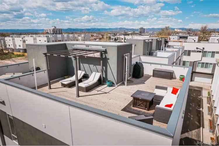 Rent Remarkable Row Home in Denver with Rooftop Deck and City Views