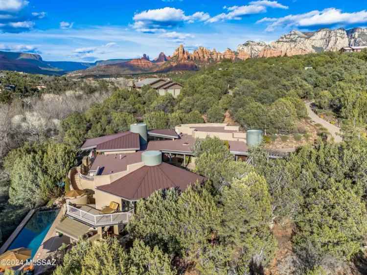 Buy Art Collector Home in Sedona Arizona with Stunning Mountain Views