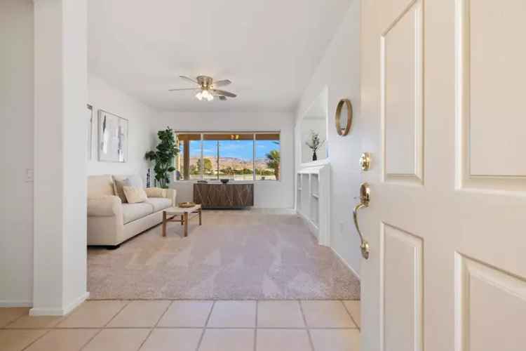 Buy Lanai Home in Sun City Palm Desert with Mountain Views and Amenities