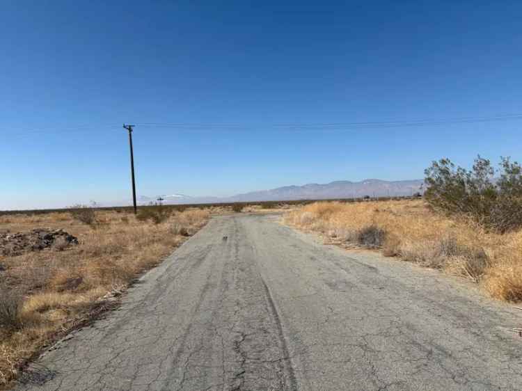 Land For Sale in California City, California