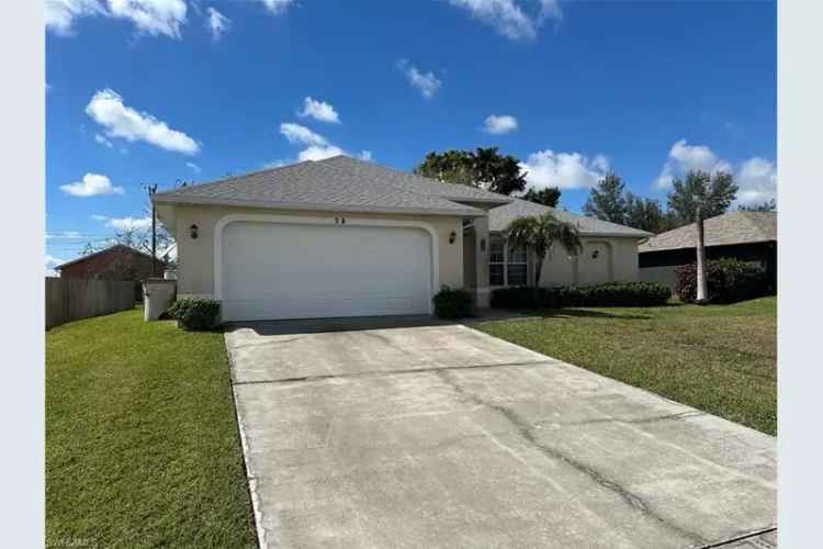 Buy Home in Cape Coral with Bright Living Spaces and Backyard