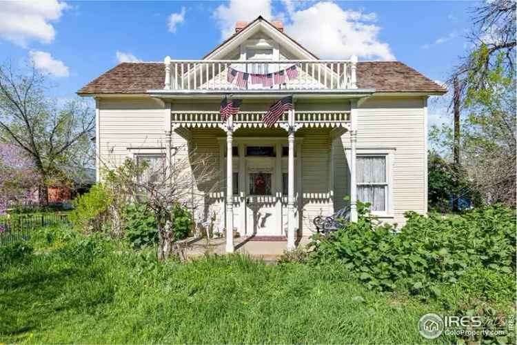 Buy Boulder County Historic Farmstead with Restored Features and Landmarks