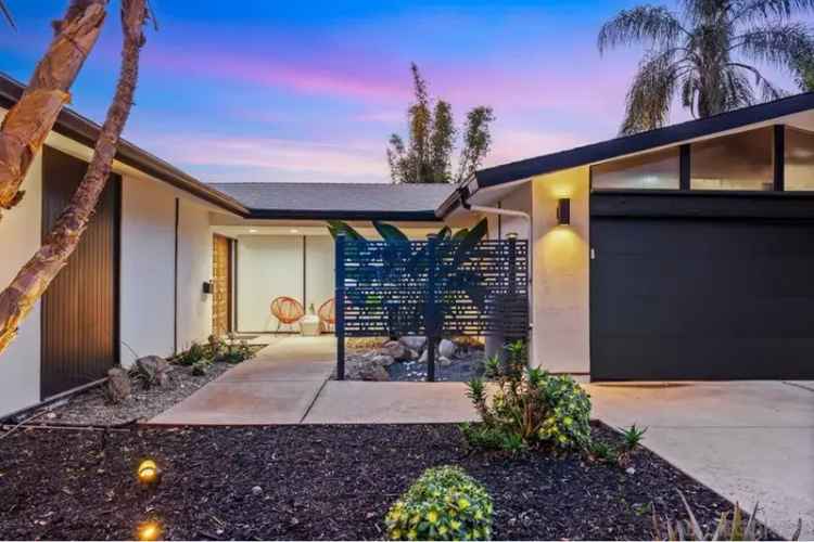 Buy Mid Century Modern House in College View Estates with Pool and Canyon Views