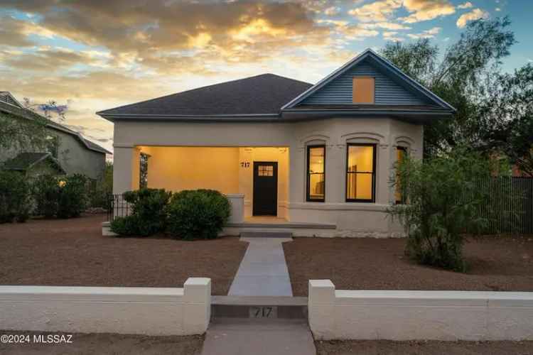 Buy American Queen Anne Home with Duplex Guest House in Tucson