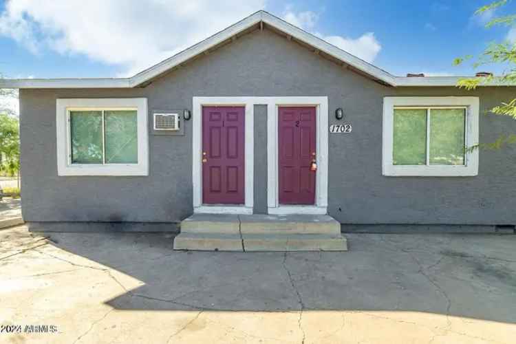 Rent 4 Plex in Phoenix with Updated Units and Great Management