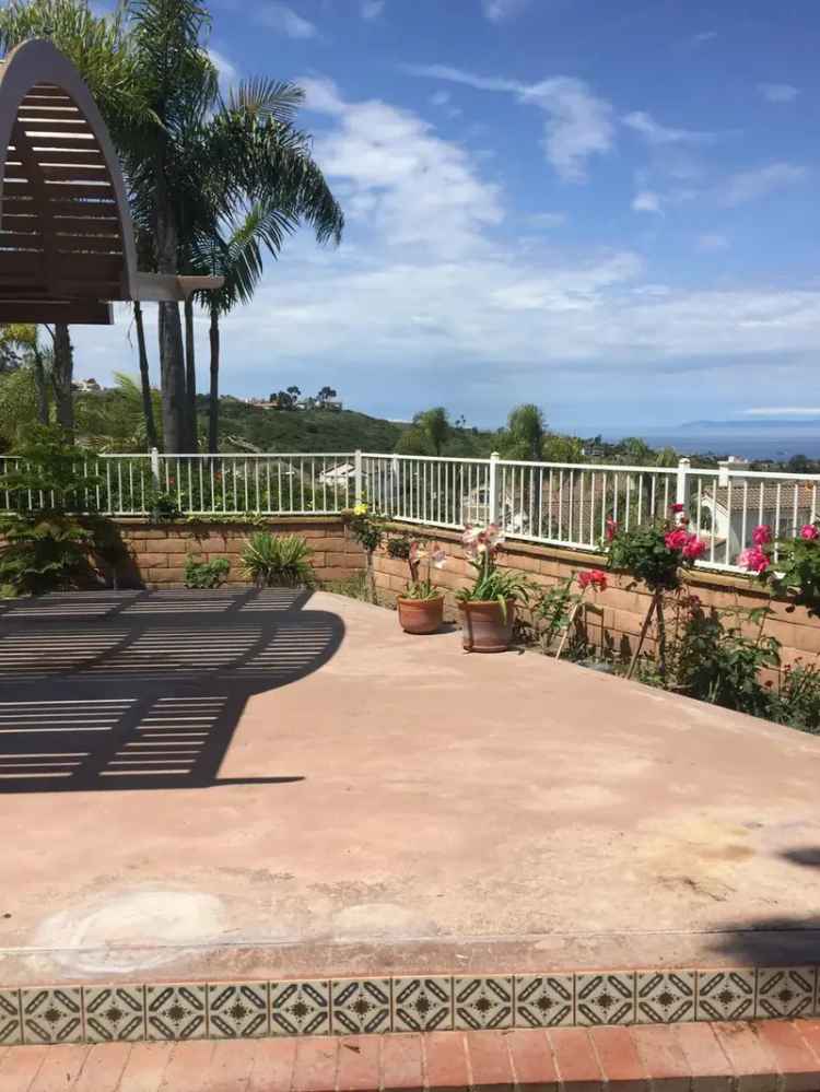 Rent Single Family House with Ocean Views in Rancho San Clemente