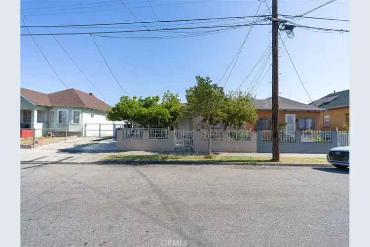 Investment Buy Two Unit Property in Los Angeles with Great Potential