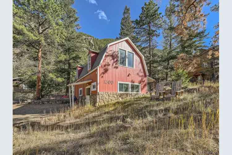 Buy 2 Bed 2 Bath Barn Style Home in Georgetown Colorado with Character and Comfort