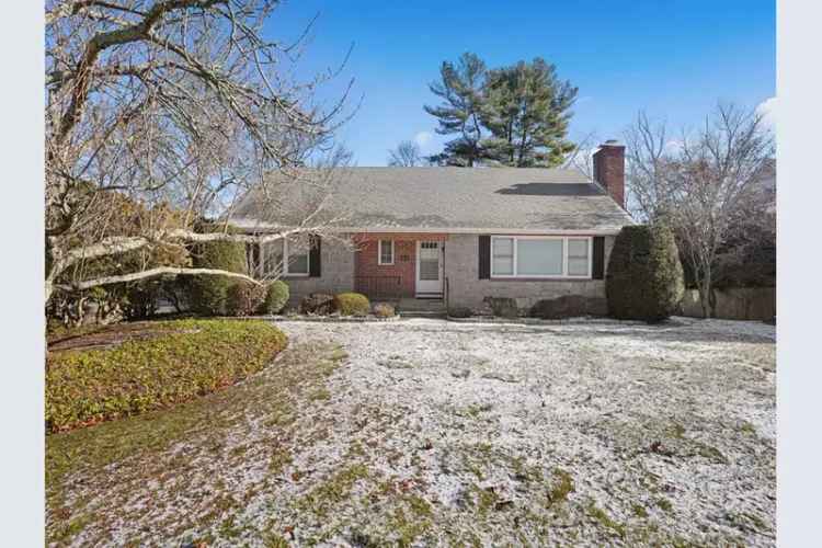 Buy Brick Ranch Home in New Canaan with Attic Expansion Potential