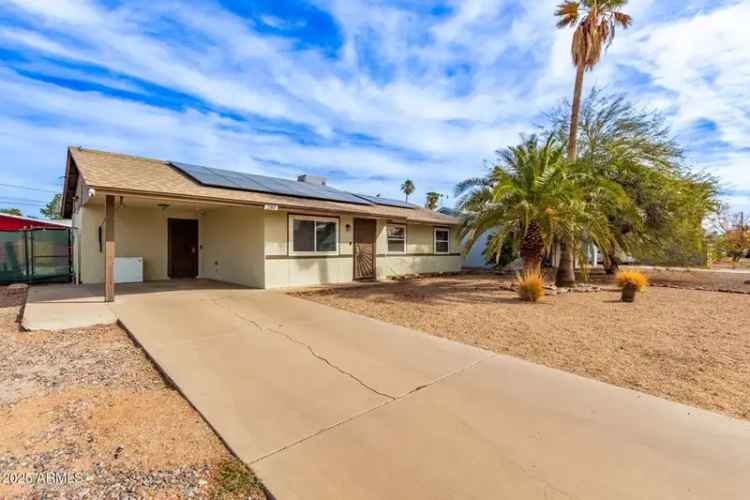 Charming buy home in Superstition Villa with spacious backyard and energy efficiency