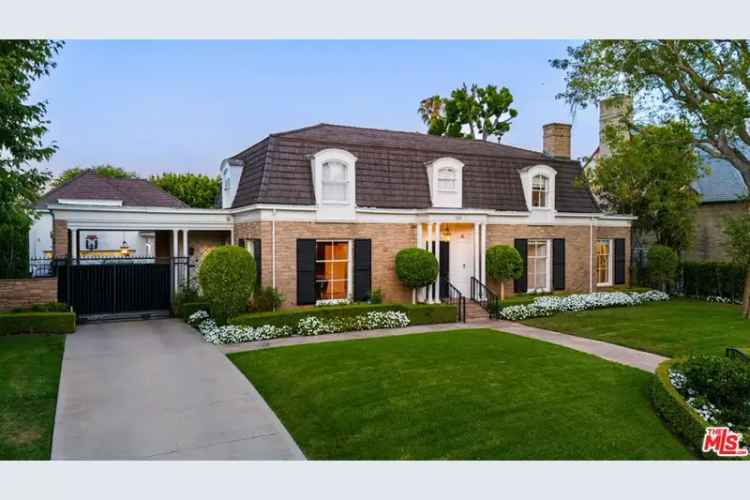 Buy French Normandy estate with luxurious features in Hancock Park