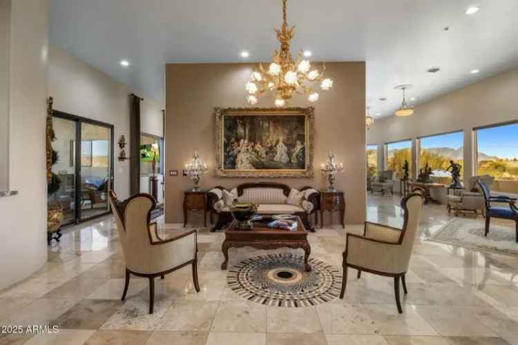 Buy Luxury Custom-Built Home in Gated North Scottsdale with Mountain Views