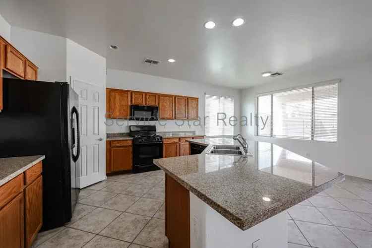 Rent Spacious 4 Bedroom 3 Bathroom Home in Maricopa with 3 Car Garage