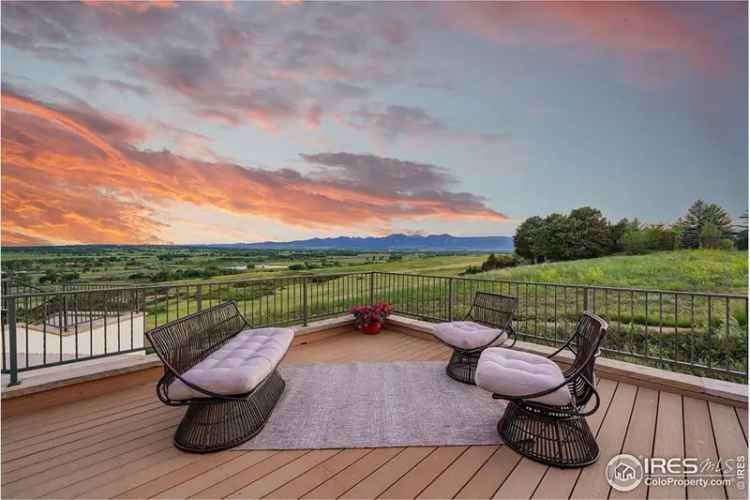 Buy villa in Boulder with spectacular views and private access to open space